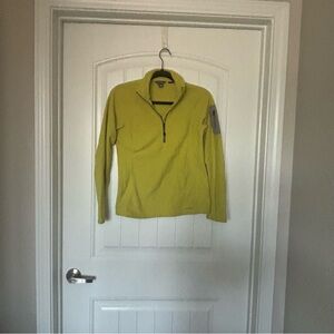 Eddie Bauer Ps Green Pullover 3/4 Zip up